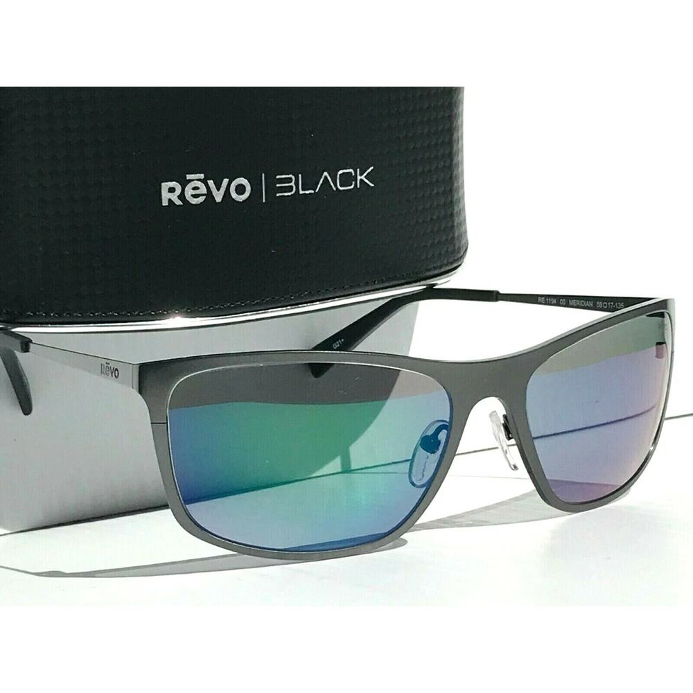 REVO MERIDIAN Sunglasses Gunmetal POLARIZED PHOTOCHROMATIC Evergreen 1194 00 GNP
